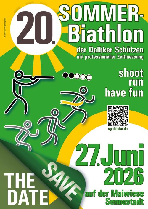20. Sommer-Biathlon der SG Dalbke am 27.06.2026
